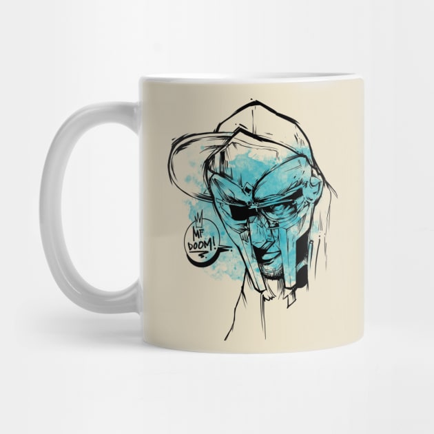 MF DOOM SKETCH Portrait by Basic Lee